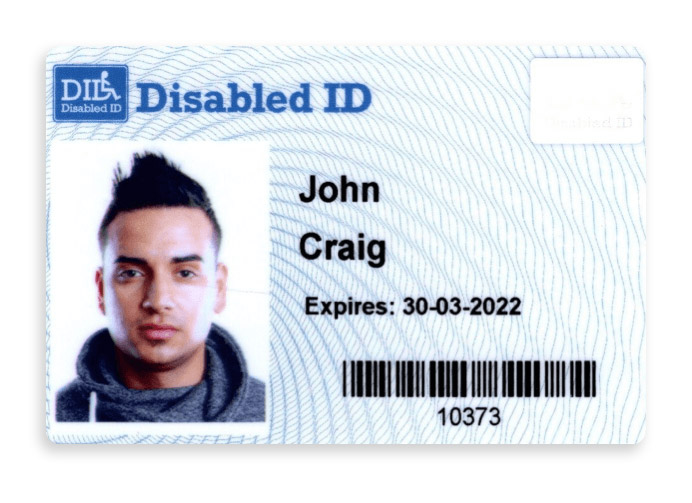 Disabled Identification (DID) Card